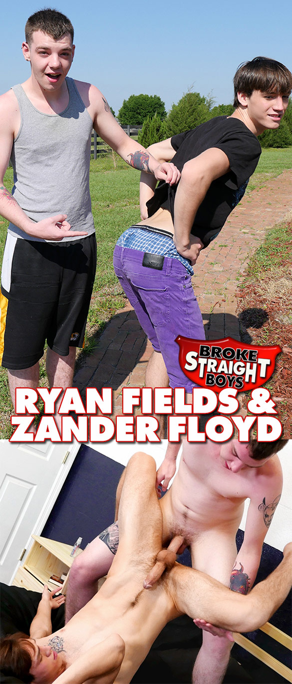 Broke Straight Boys: Ryan Fields barebacks Zander Floyd