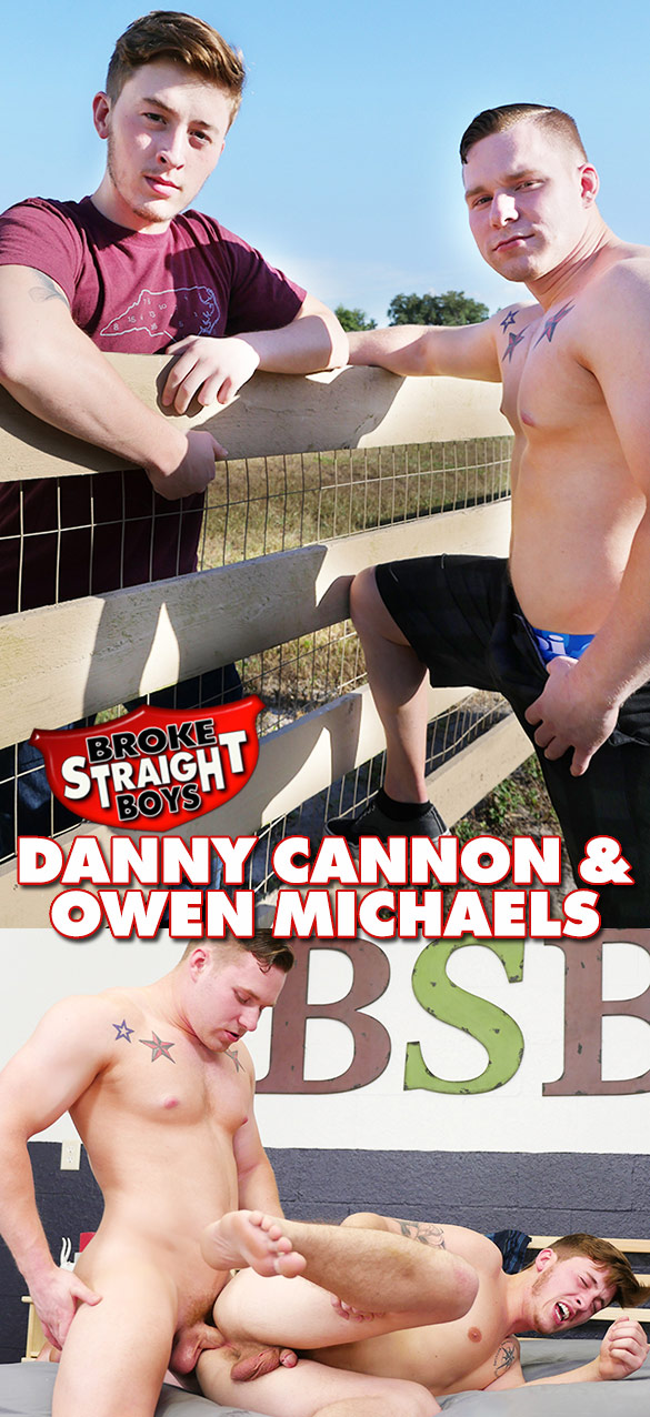 Broke Straight Boys: Owen Michaels barebacks Danny Cannon