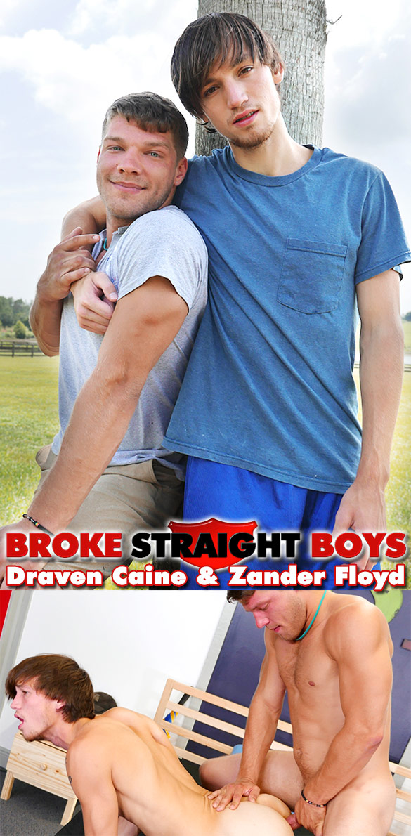 Broke Straight Boys: Draven Caine barebacks Zander Floyd