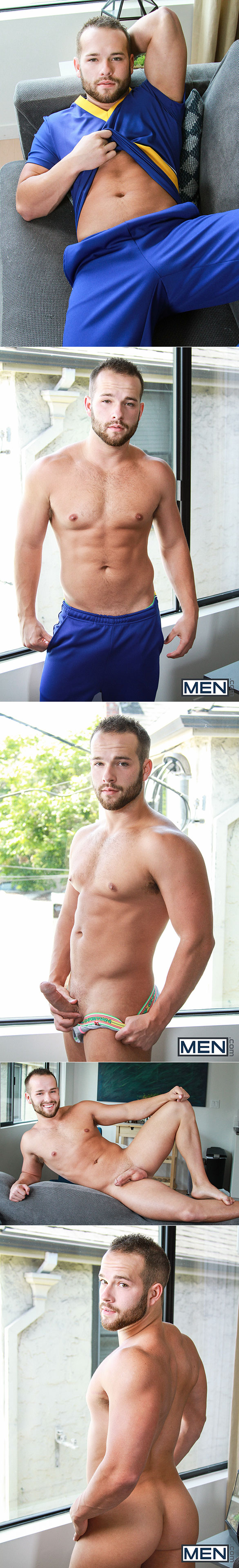 Men.com: Luke Adams and Will Braun fuck each other in "Trainer Confessions, Part 1"