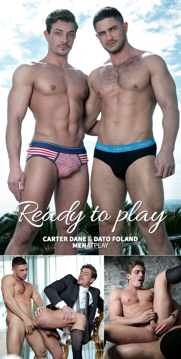 MenAtPlay: Dato Foland pounds Carter Dane in "Ready to Play"