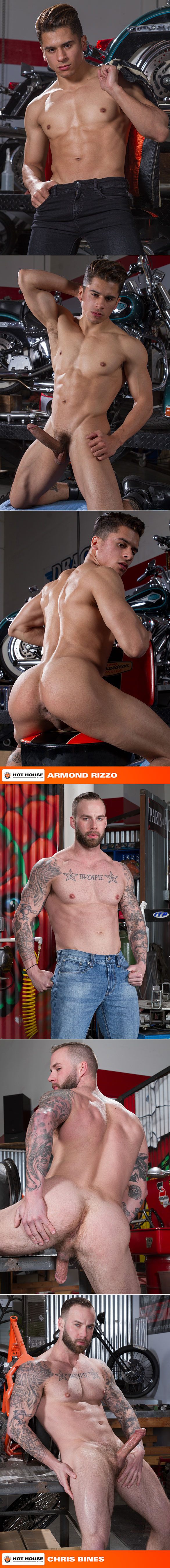 HotHouse: Armond Rizzo gets pounded by Chris Bines in "Ride It"