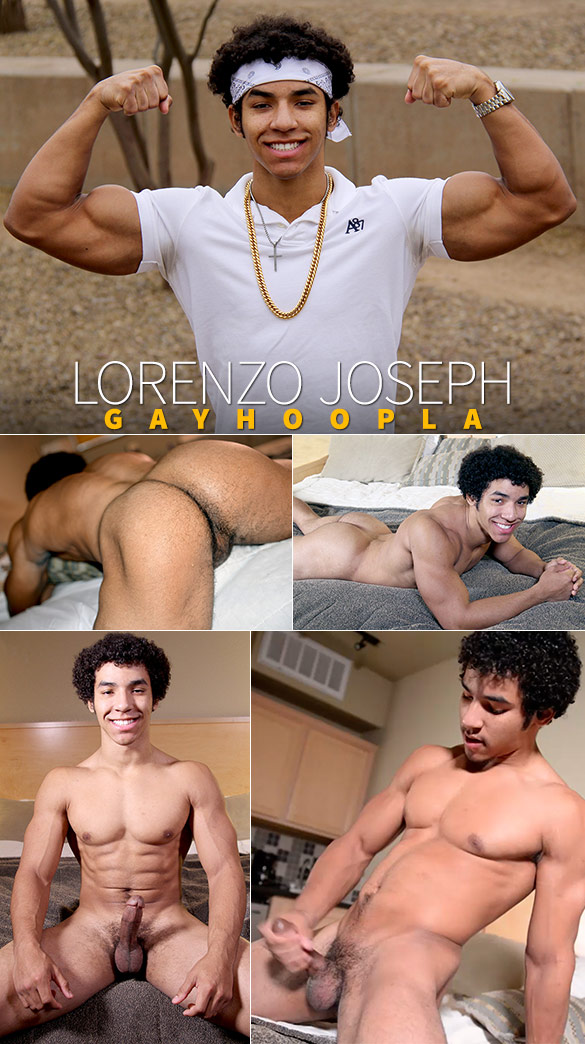 GayHoopla: Newcomer Lorenzo Joseph busts a nut