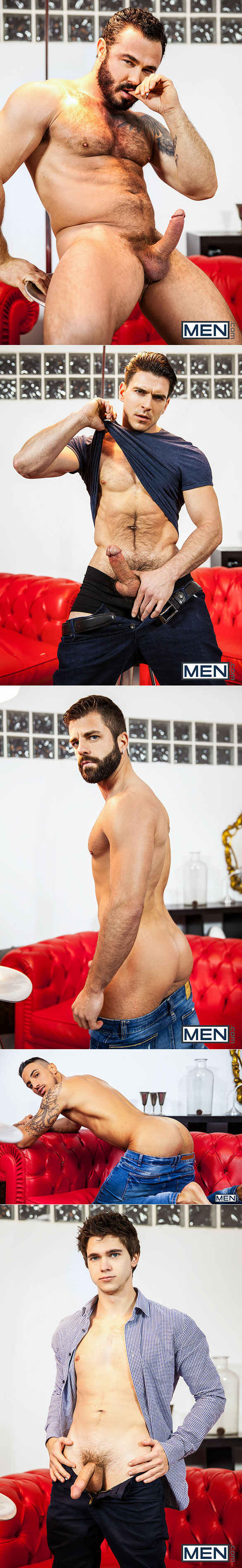 Men.com: Hector de Silva, Jessy Ares, Klein Kerr, Paddy O'Brian and Will Braun's orgy in "Lost Boy, Part 3"