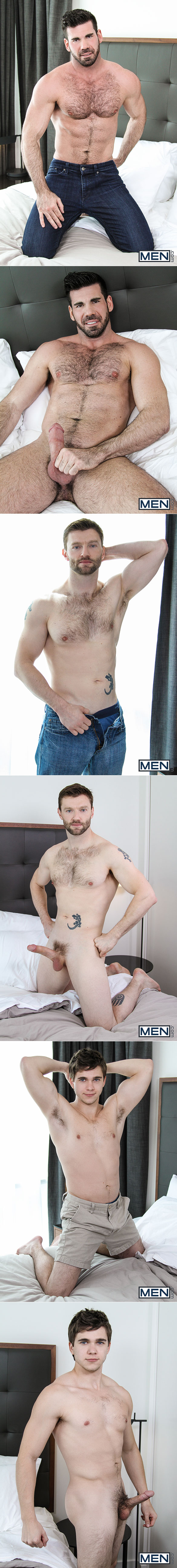 Men.com: Billy Santoro, Dennis West and Will Braun in "A Hollywood Story, Part 2"