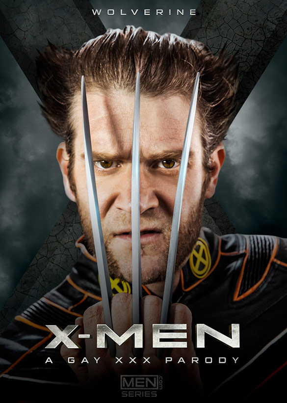 Men.com: Colby Keller fucks Landon Mycles in "X-Men - A Gay XXX Parody, Part 3"