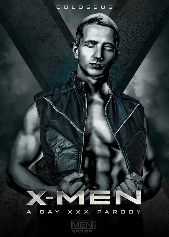Men.com: Colby Keller fucks Landon Mycles in "X-Men - A Gay XXX Parody, Part 3"