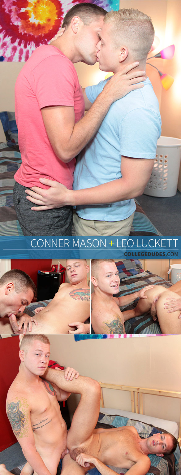 CollegeDudes: Leo Luckett fucks Conner Mason