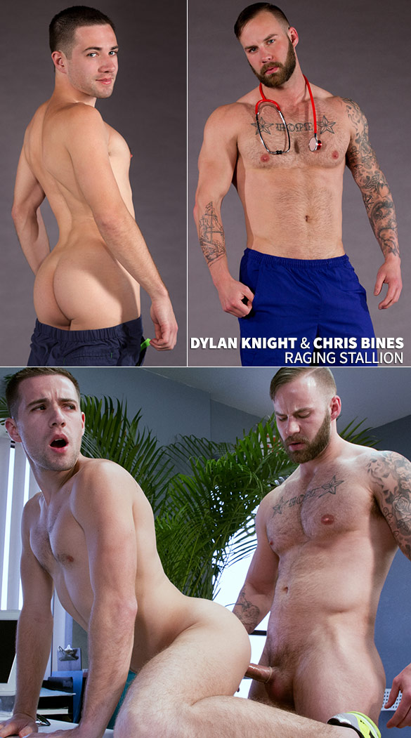 Raging Stallion: Dylan Knight bottoms for Chris Bines