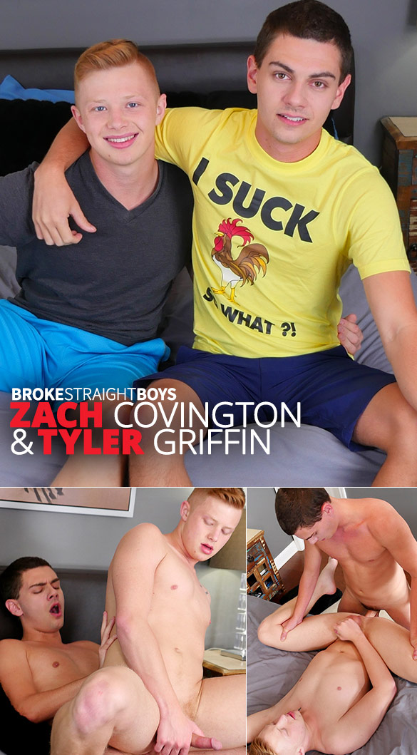 Broke Straight Boys: Tyler Griffin barebacks Zach Covington