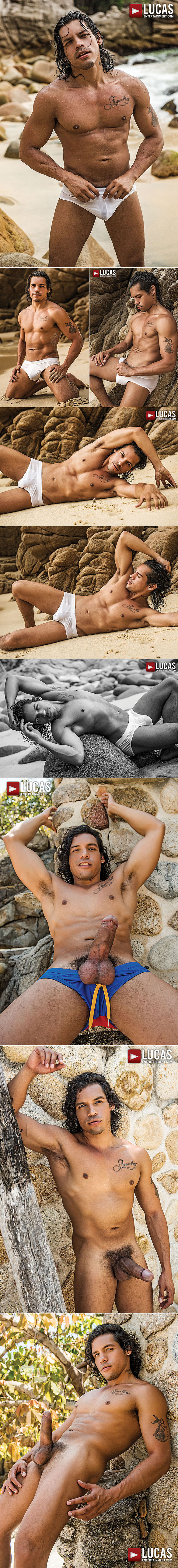 Lucas Entertainment: Alejandro Castillo pounds Stephen Harte's hairy ass raw in "Greedy Holes"