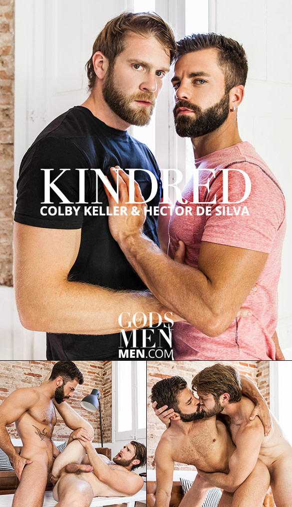Men.com: Colby Keller and Hector de Silva flip fuck in "Kindred"