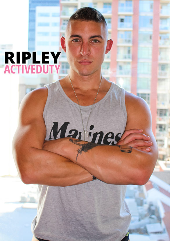 ActiveDuty: Hot newcomer Ripley rubs one out