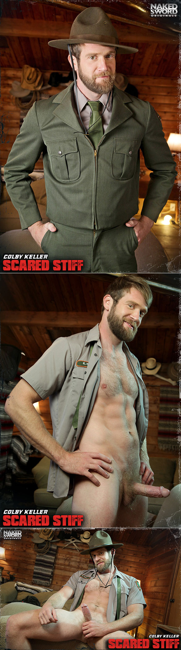 NakedSword: Ryan Rose, Seth Santoro, Jack Hunter, Wesley Woods, Tom Faulk and Colby Keller in "Scared Stiff: Episode 4 – Killer Orgy"