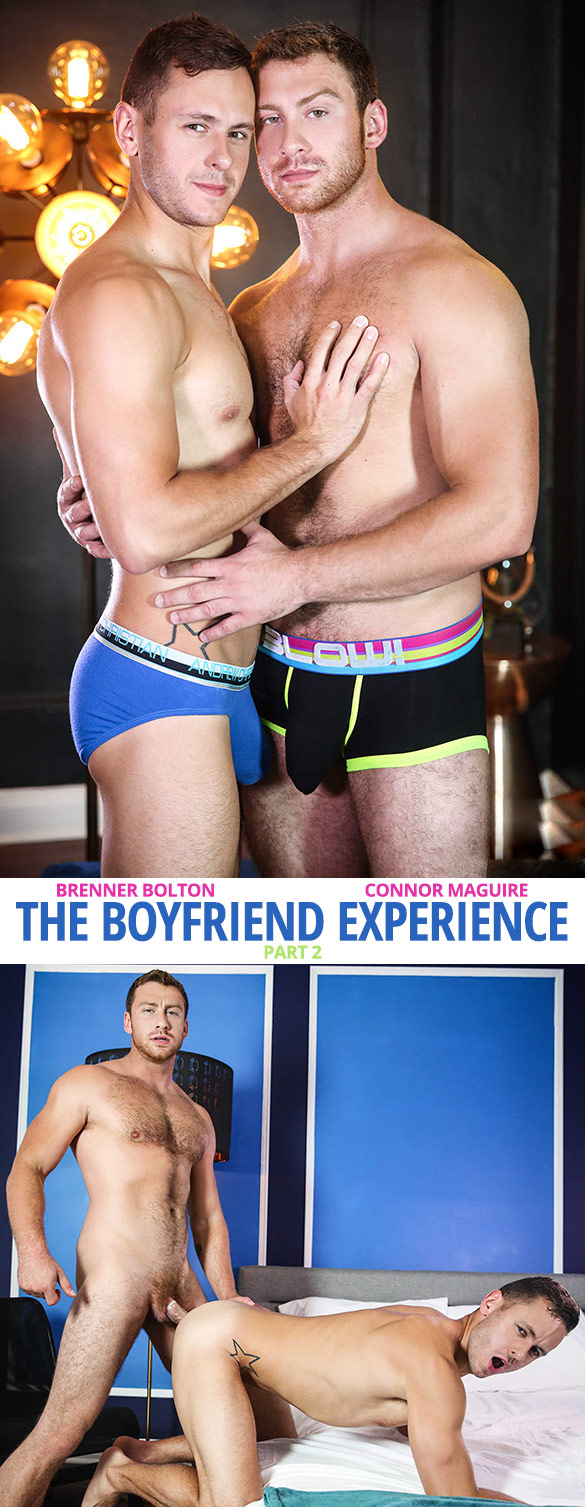 Men.com: Connor Maguire fucks Brenner Bolton in "The Boyfriend Experience, Part 2"