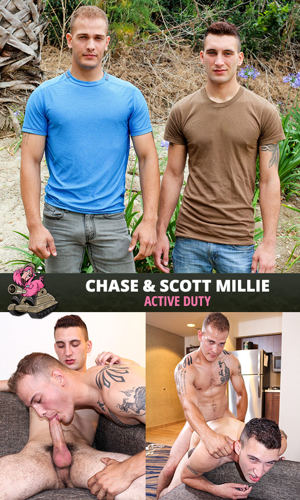 Active Duty: Chase bangs Scott Millie bareback