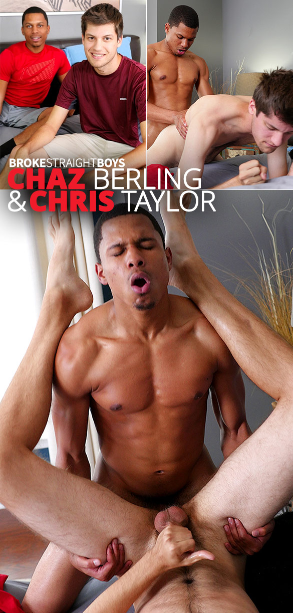 Broke Straight Boys: Chaz Berling barebacks Chris Taylor