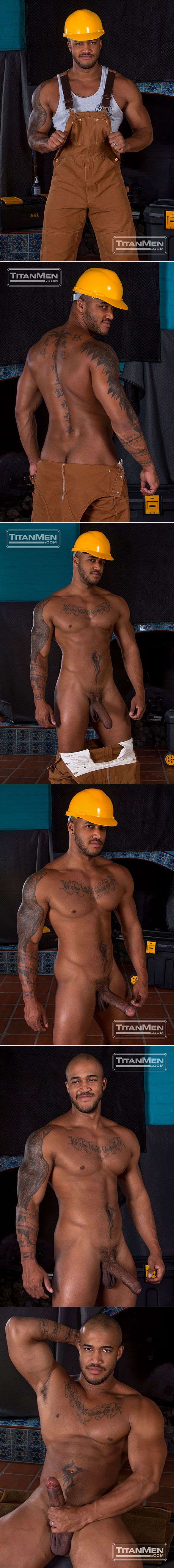 TitanMen: Eric Nero bottoms for Jason Vario and his thick cock in "Demolition"