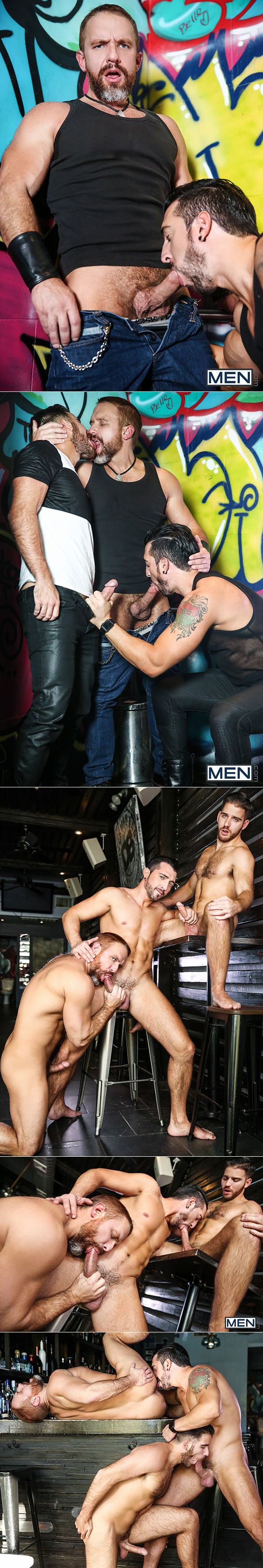 Men.com: Dirk Caber, Jimmy Durano and Jackson Grant's threeway in "Heartbreakers, Part 2"