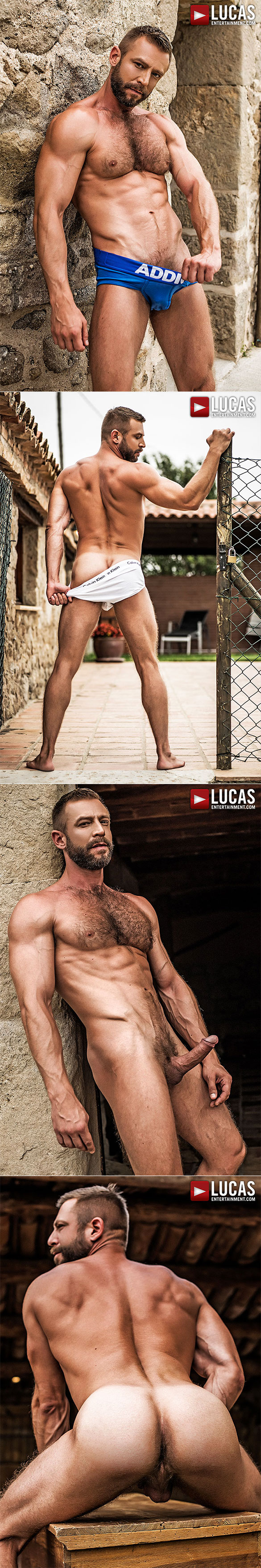 Lucas Entertainment: Bulrog takes command of Ace Era and Michael Roman in "Ass Fucking Alpha Males"