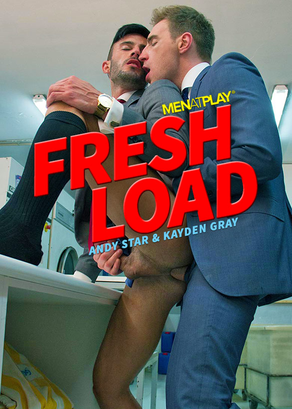 MenAtPlay: Kayden Gray bangs Andy Star in "Fresh Load"