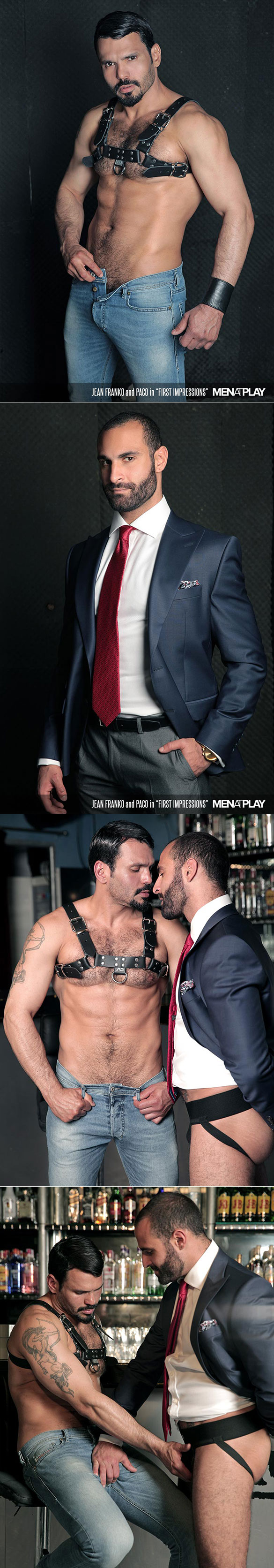 MenAtPlay: Jean Franko pounds Paco in "First Impressions"