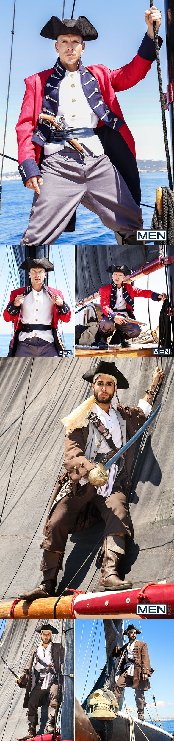 Men.com: Paddy O'Brian bottoms for Diego Sans in "Pirates: A Gay XXX Parody, Part 4"