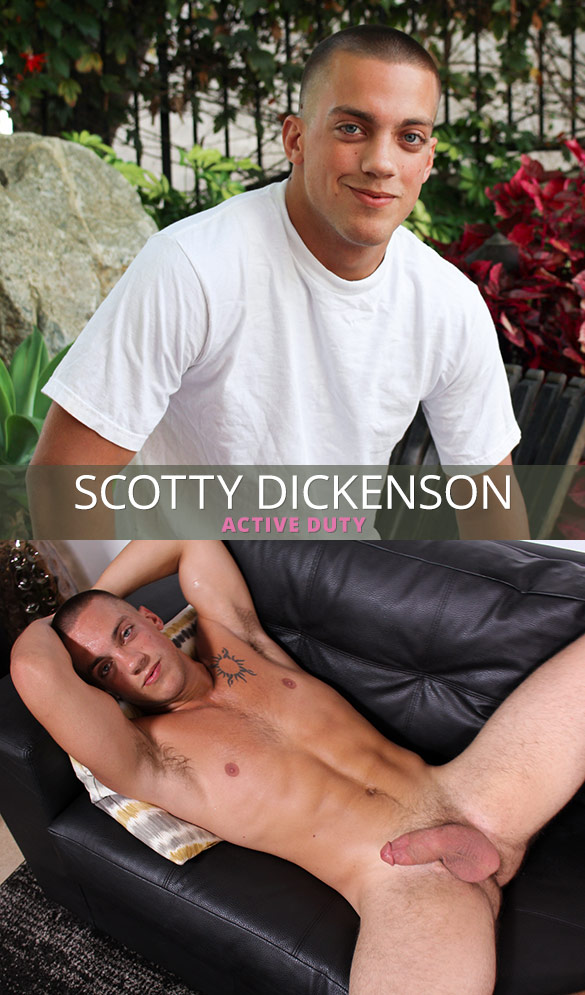 ActiveDuty: Scotty Dickenson rubs one out
