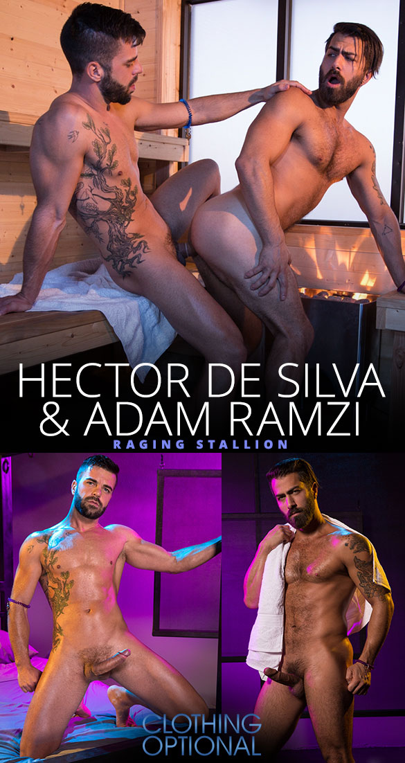 Raging Stallion: Hector de Silva tops Adam Ramzi in "Clothing Optional"