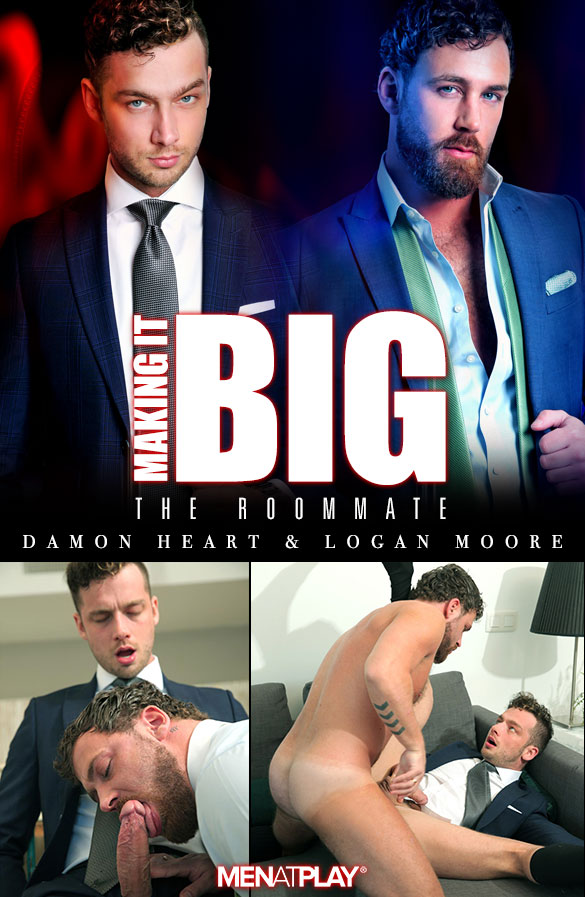 MenAtPlay: Logan Moore fucks Damon Heart in "Making It Big: The Roommate"