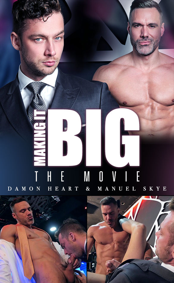 MenAtPlay: Manuel Skye bangs Damon Heart in "Making It Big: The Movie"