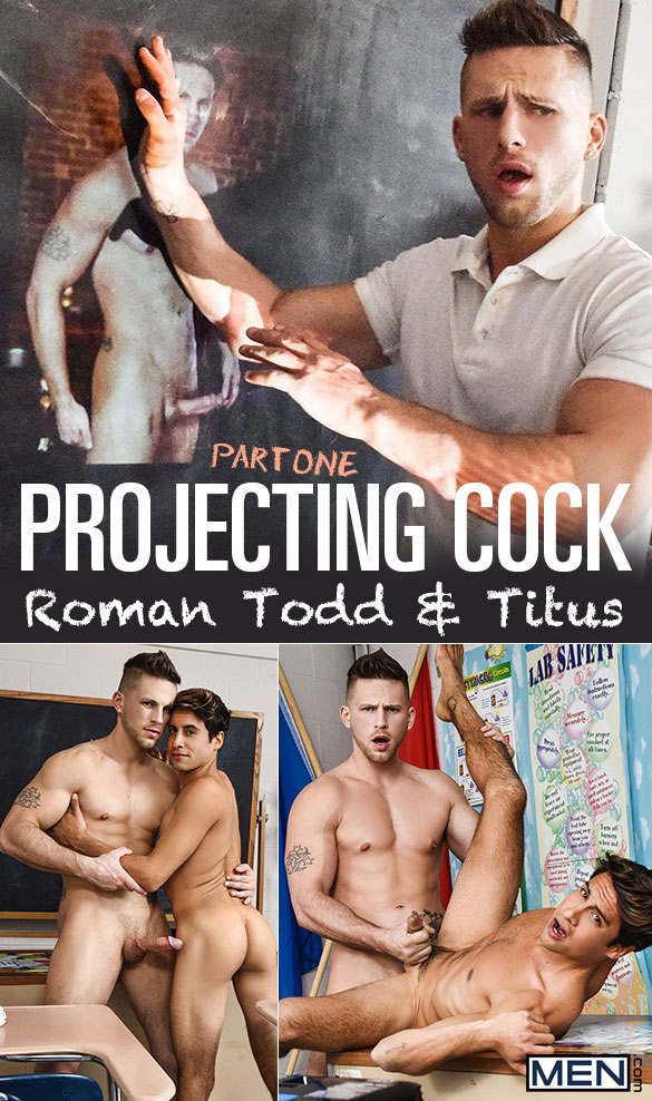 Men.com: Roman Todd fucks Titus in "Projecting Cock"