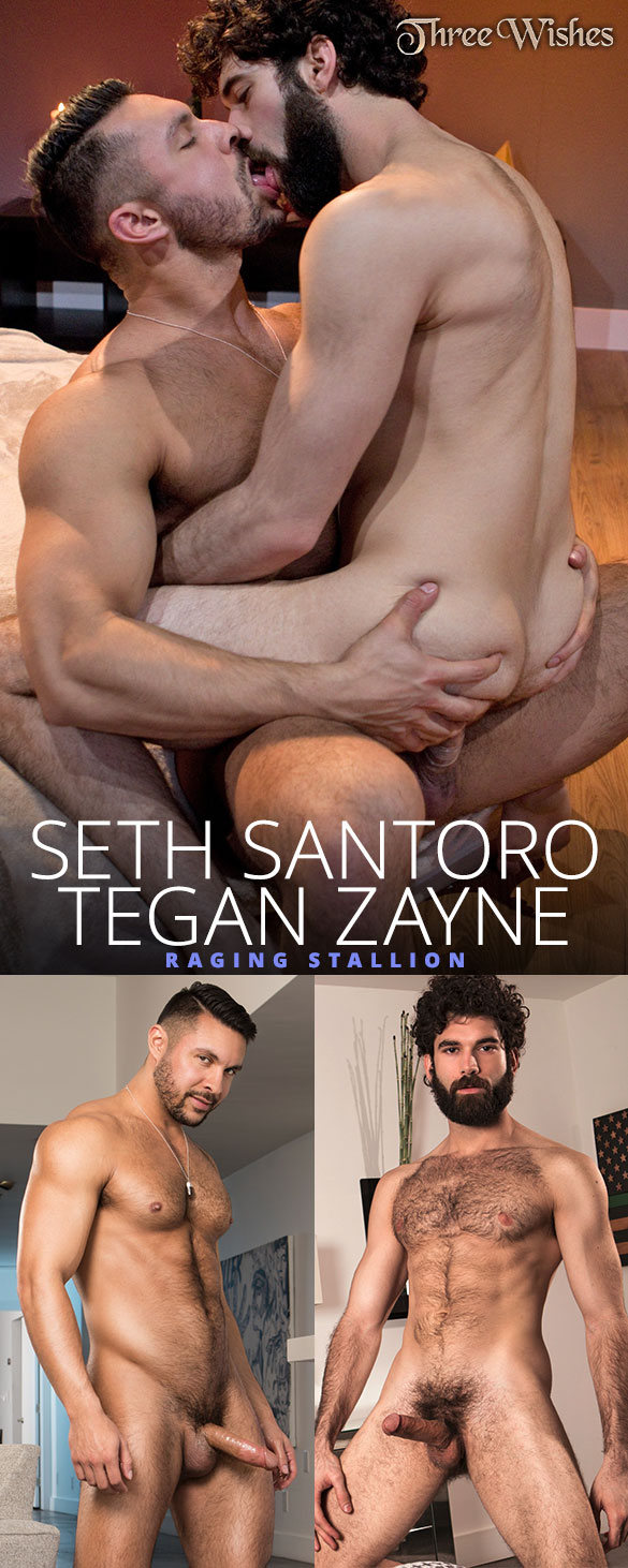 Raging Stallion: Seth Santoro fucks Tegan Zayne in "Three Wishes"