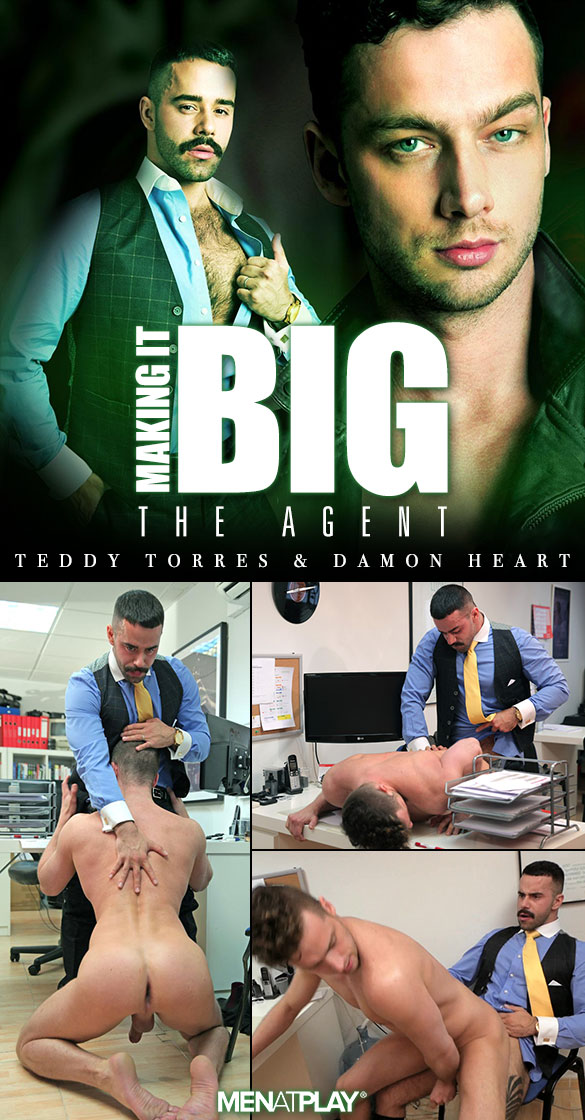 MenAtPlay: Teddy Torres fucks Damon Heart in "Making It Big: The Agent"