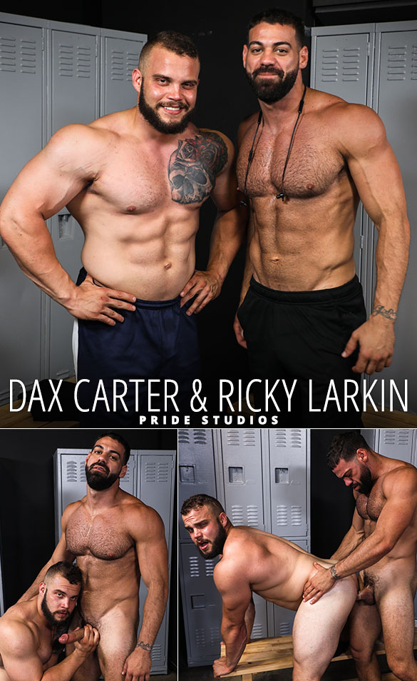 Pride Studios: Ricky Larkin bangs Dax Carter in "Muscled Up!"