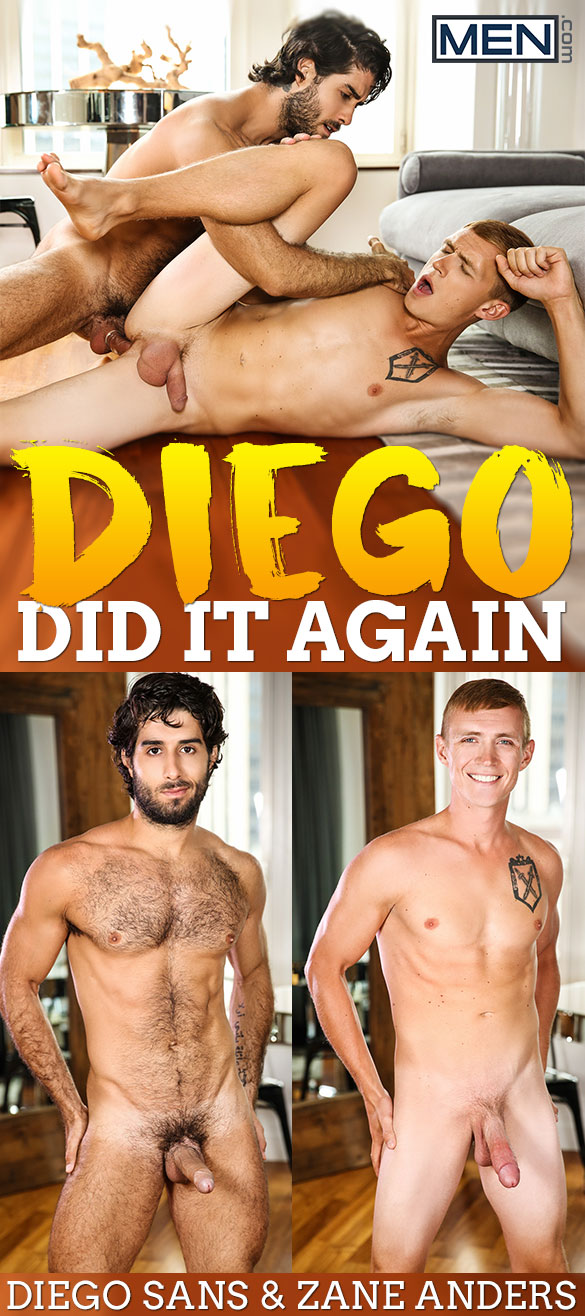 Men.com: Diego Sans fucks Zane Anders in "Diego Did It Again"