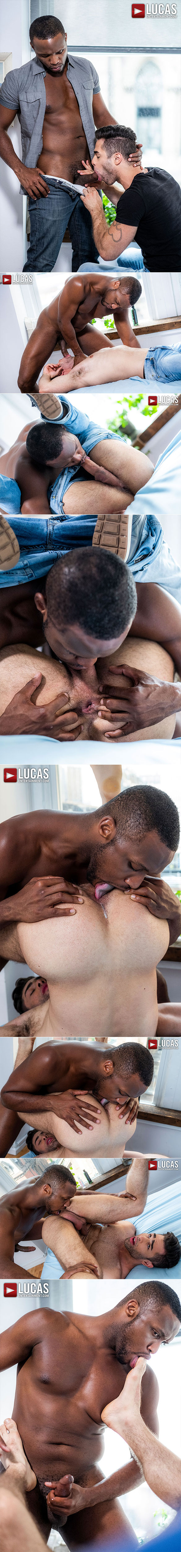 Lucas Entertainment: Lucas Leon gets fucked raw by Andre Donovan in "Big Black Dicks"