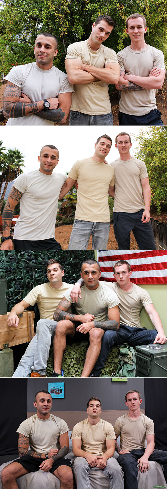 ActiveDuty: Princeton Price, Laith Inkley and Kevin Texas' raw threeway