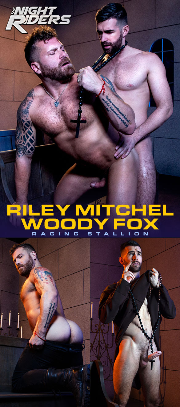 Raging Stallion: Woody Fox fucks Riley Mitchel in "The Night Riders"