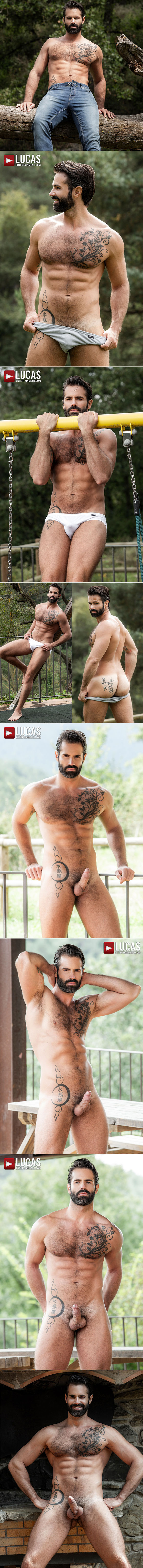 Lucas Entertainment: Tomas Brand fucks Dani Robles bareback in "Uncut in the Great Outdoors"