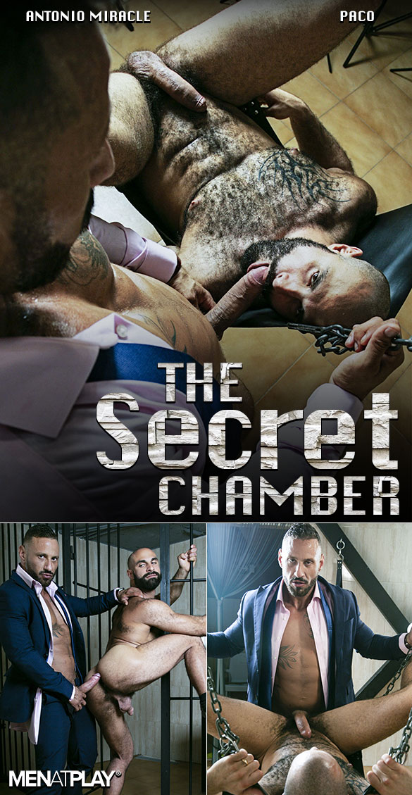 MenAtPlay: Antonio Miracle pounds Paco in "The Secret Chamber"