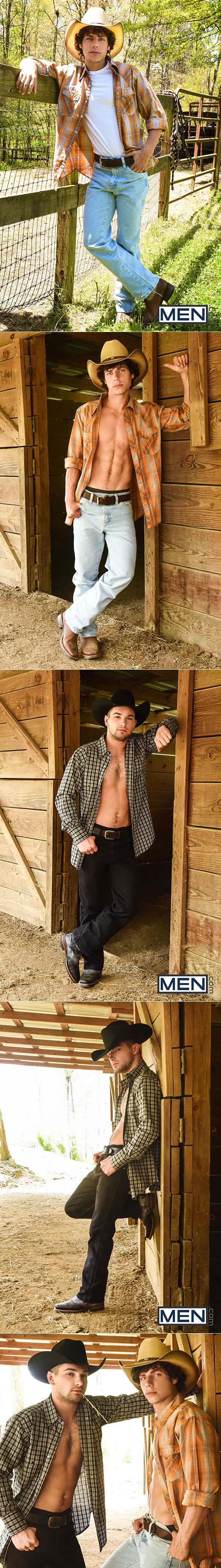 Men.com: Kaleb Stryker fucks Johnny Rapid in "Rodeo Romeo"