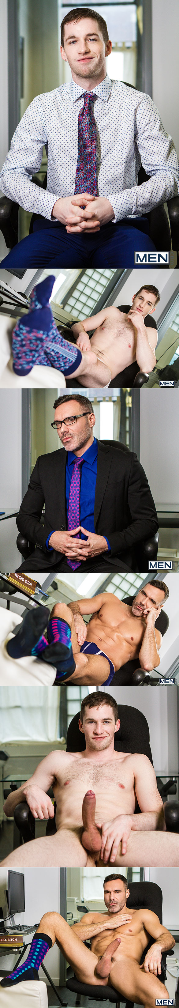 Men.com: Manuel Skye barebacks Thyle Knoxx in "ASSisting the CEO"