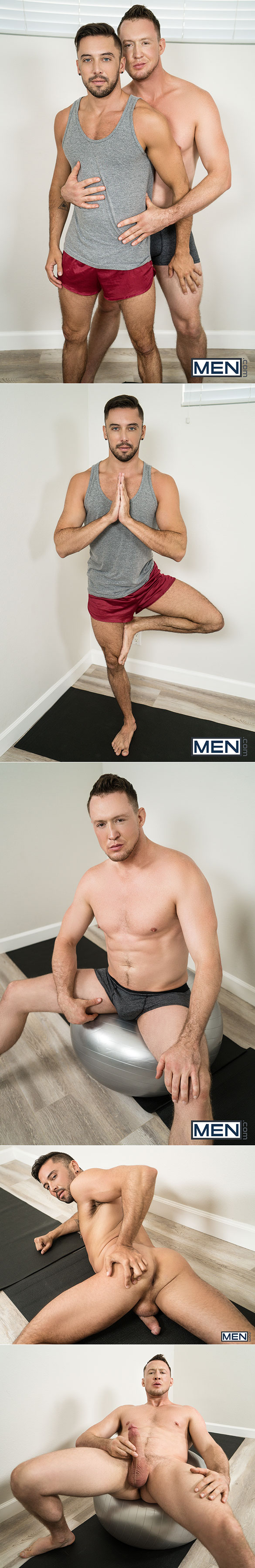 Men.com: Pierce Paris pounds Shane Jackson in "Power Yoga, Part 3"