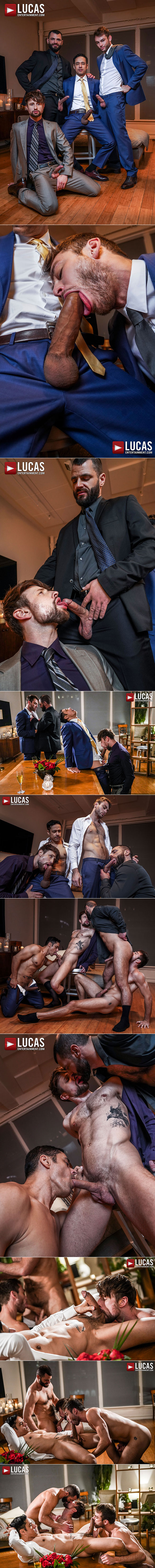 Lucas Entertainment: Drew Dixon, Jake Morgan, Max Adonis and Rafael Alencar in "Gentlemen 26: Long, Hard Hours"