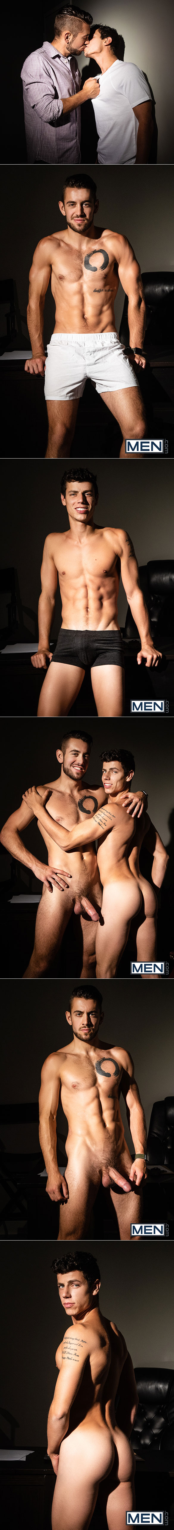 Men.com: Dante Colle and Kaleb Stryker flip fuck in "Where We Came From"