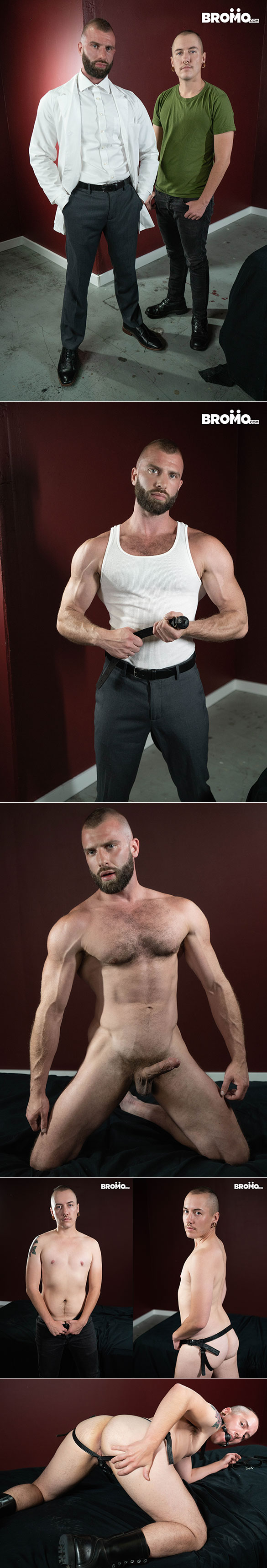 Bromo: Donnie Argento pounds James Darling bareback in "Prescription: To Be Fucked"