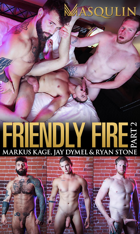 Masqulin: Markus Kage and Ryan Stone tag team Jay Dymel raw in "Friendly Fire, Part 2"