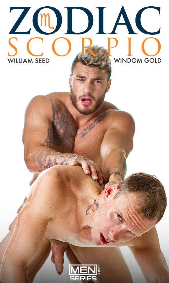 Men.com: William Seed pounds Windom Gold in "Zodiac: Scorpio"
