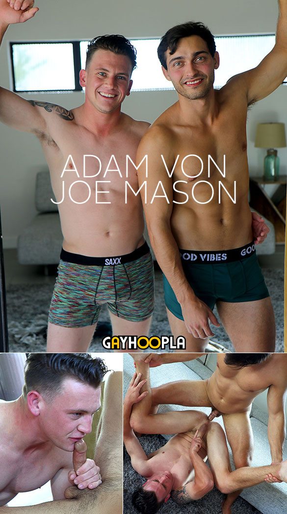 GayHoopla: Joe Mason fucks Adam Von